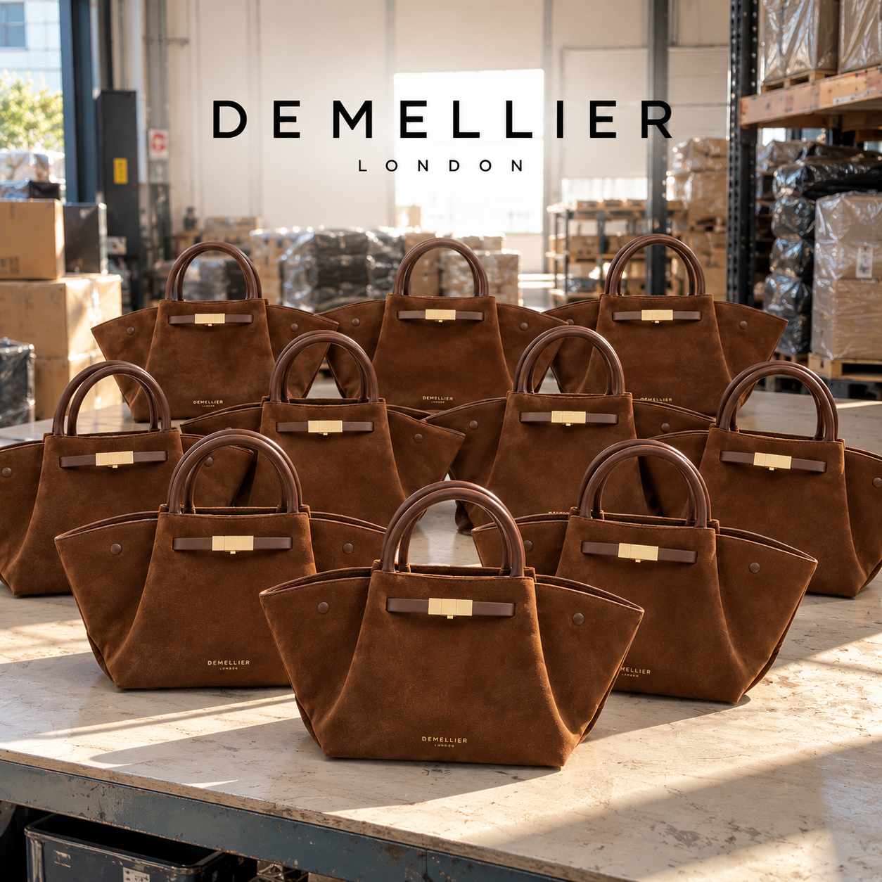 DeMellier — Lot 10 pièces DeMellier Marron